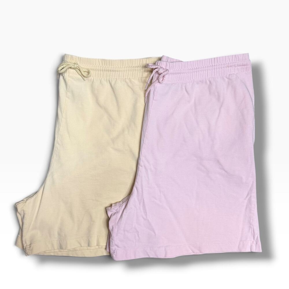 Vintage Nordstrom The Catalog Shorts Set 2 Pair Women's Large 100% Cotton USA